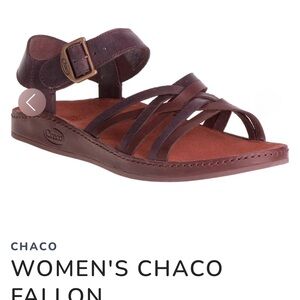 Chaco Women's Fallon Sandals - Dark Brown